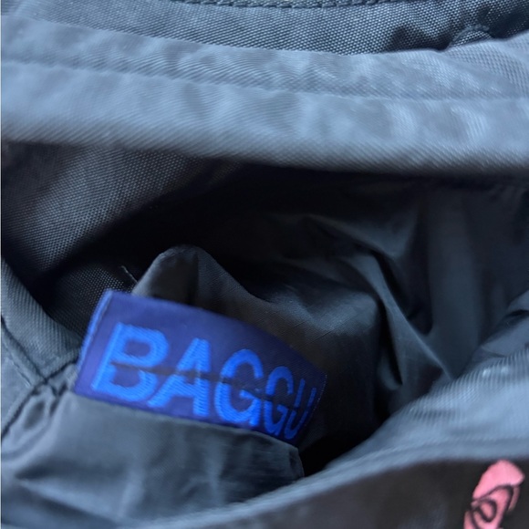 NWOT BAGGU UO Exclusive Rose Embroidery Small
Nylon Sling Bag - Picture 11 of 12